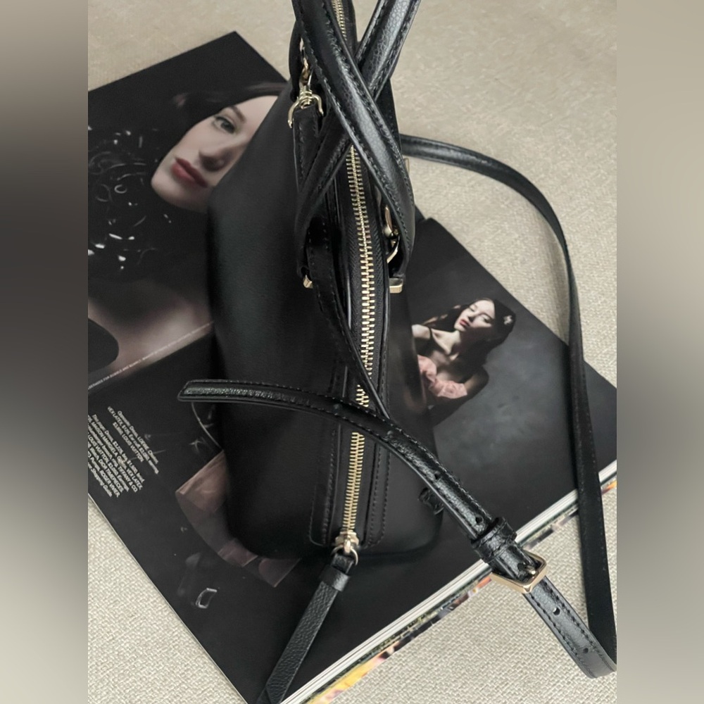 Kate Spade Patterson Drive Dome Crossbody Satchel In Black - Picture 7 of 16